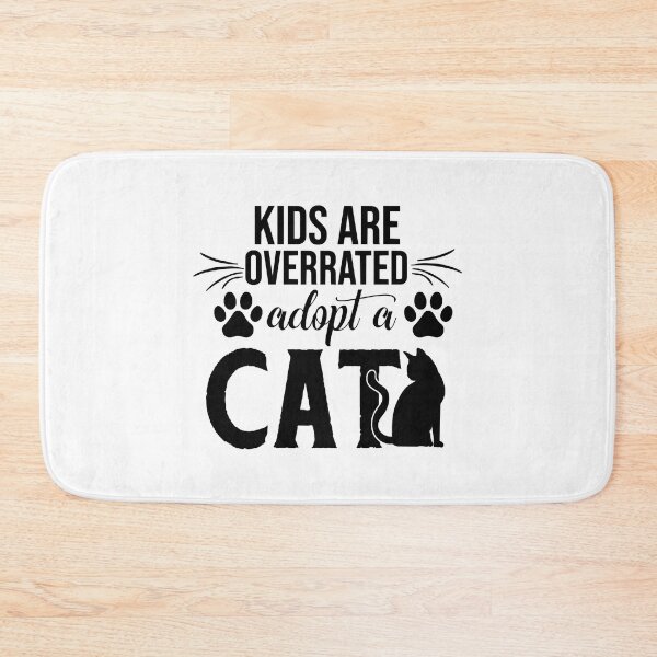 Item preview, kids are overrated adopt a cat lover  designed and sold by LUCIHOMES.