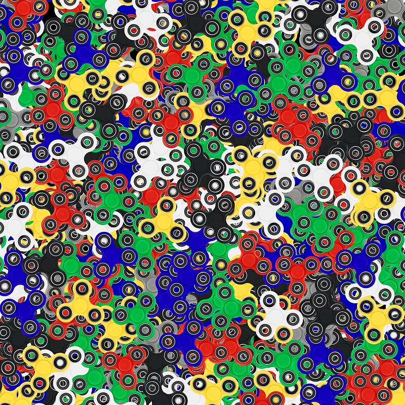 Fid Spinner Pile" graphic Prints by TheFishGod