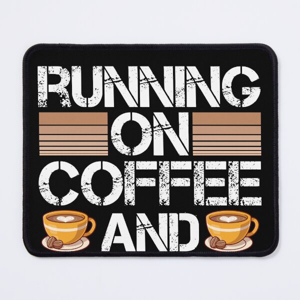 Item preview, Running On Coffee And Anxiety designed and sold by AY-Store24.