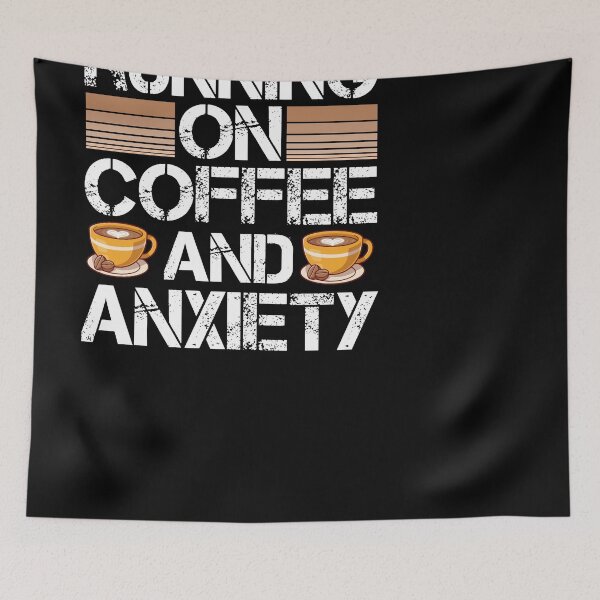 Item preview, Running On Coffee And Anxiety designed and sold by AY-Store24.
