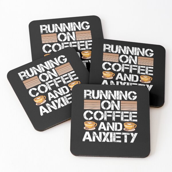 Item preview, Running On Coffee And Anxiety designed and sold by AY-Store24.