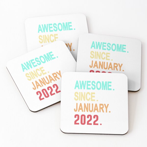 Item preview, Awesome Since January 2022 designed and sold by CartheArtwork.