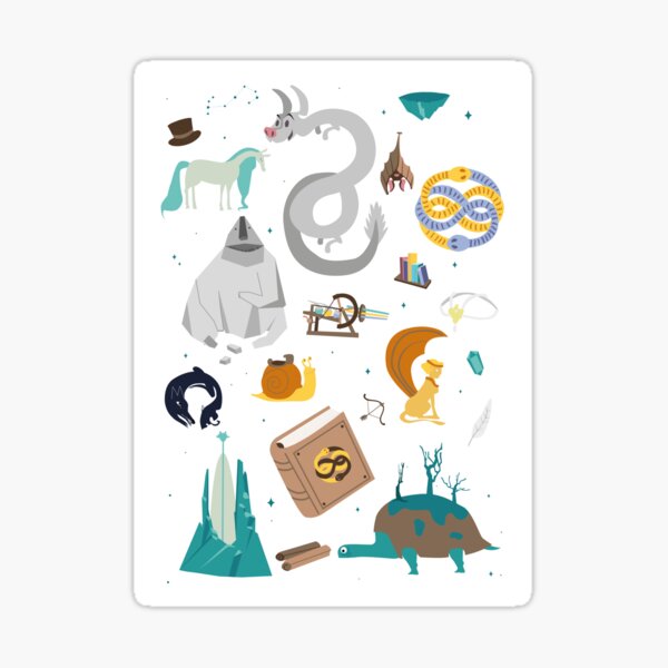 Neverending Story Illustration Sticker