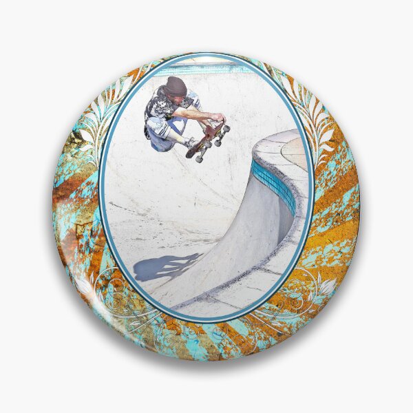 Item preview, Skatepark Pool Skateboarder - Oval designed and sold by Waves.