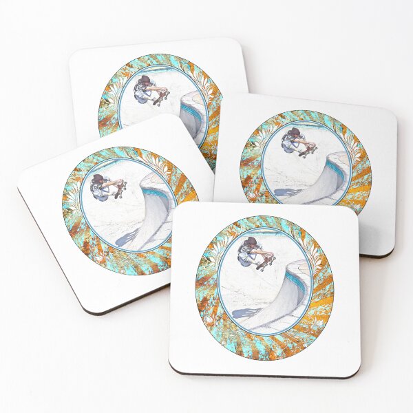 Item preview, Skatepark Pool Skateboarder - Oval designed and sold by Waves.