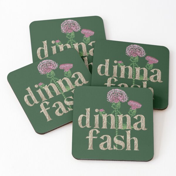 Item preview, Outlander Dinna Fash Thistle and Wood designed and sold by dealchica.