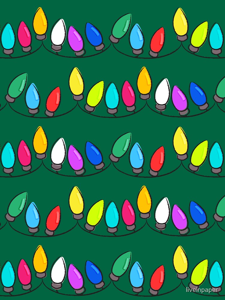 "Turn the Christmas Lights On" Tshirt for Sale by liveinpaper