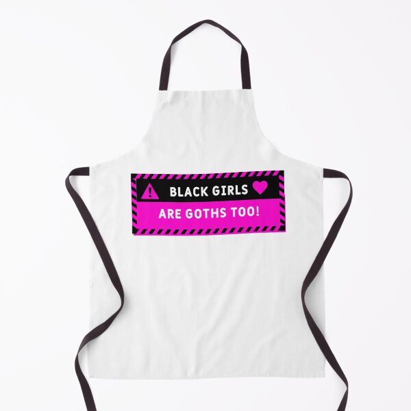 Item preview, Black Girls are Goth Too! Human Warning Label - Sayings Quote designed and sold by Nicheek.