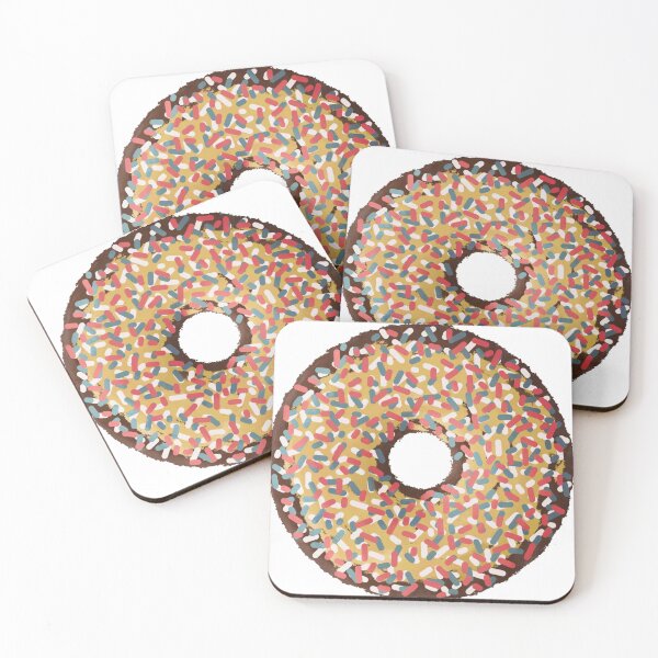 Item preview, Rainbow Sprinkle Donut Doodle designed and sold by silverair.