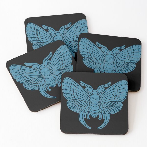 Item preview, 'Blue Death Moth' by Me designed and sold by Graces-digital.