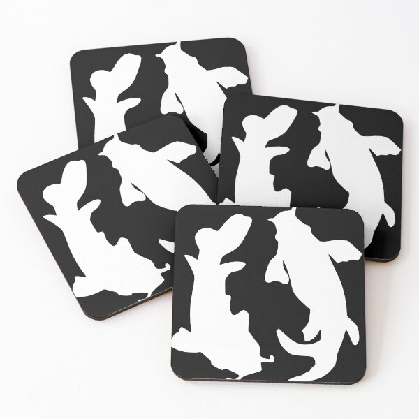 Item preview, Koi Fish Negative Space Block Design designed and sold by Ellora  Roy.
