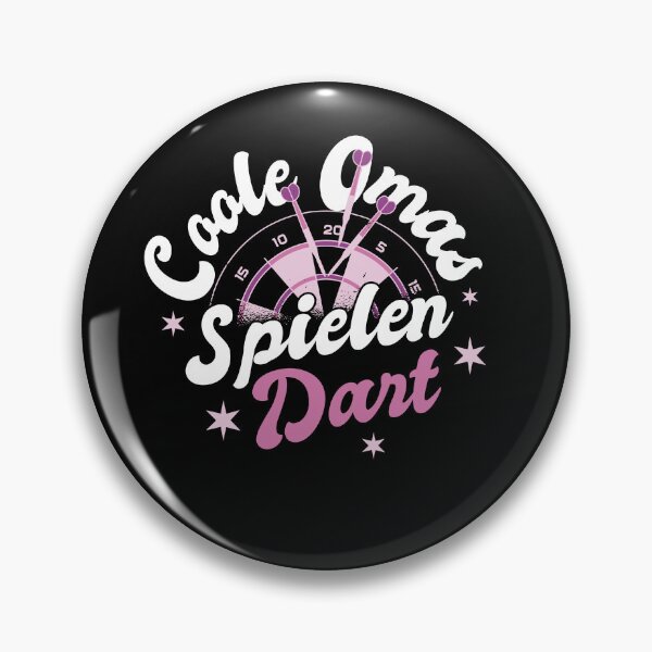 Artikelvorschau, Dartscheibe und Darts lustig entworfen und verkauft von Cyrenaica 1949.