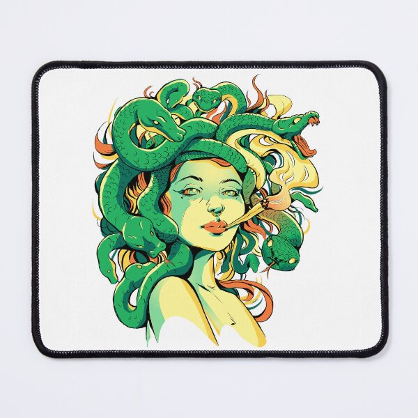 Item preview, Medusa smokes a joint designed and sold by Rob-Son.