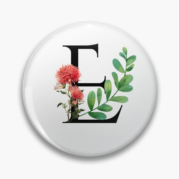 Item preview, Floral E designed and sold by ThoughtfulyCute.