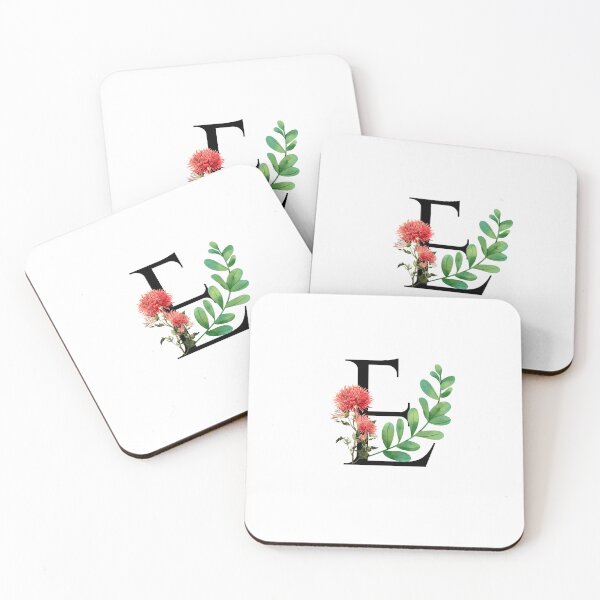 Item preview, Floral E designed and sold by ThoughtfulyCute.