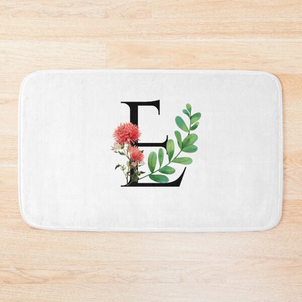 Item preview, Floral E designed and sold by ThoughtfulyCute.
