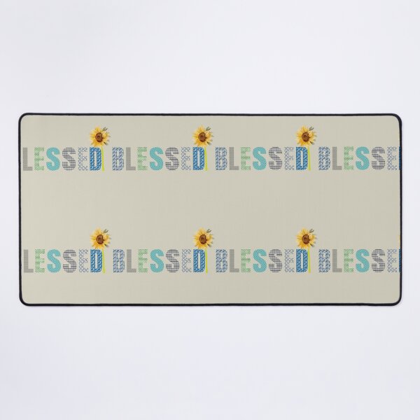 Item preview, Sunflower with BLESSED for Beautiful Blessing designed and sold by tranquilbeach.