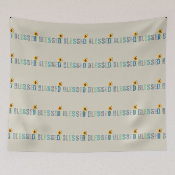 Item preview, Sunflower with BLESSED for Beautiful Blessing designed and sold by tranquilbeach.