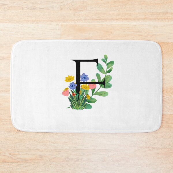 Item preview, Floral F designed and sold by ThoughtfulyCute.