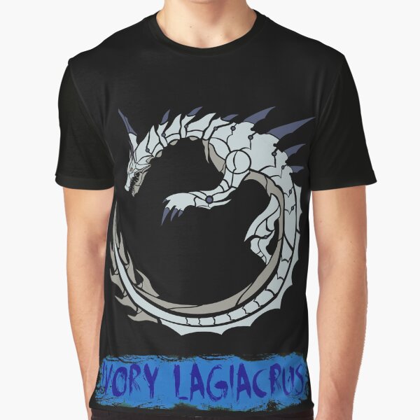 The Circular White Sea Wyvern Graphic T-Shirt