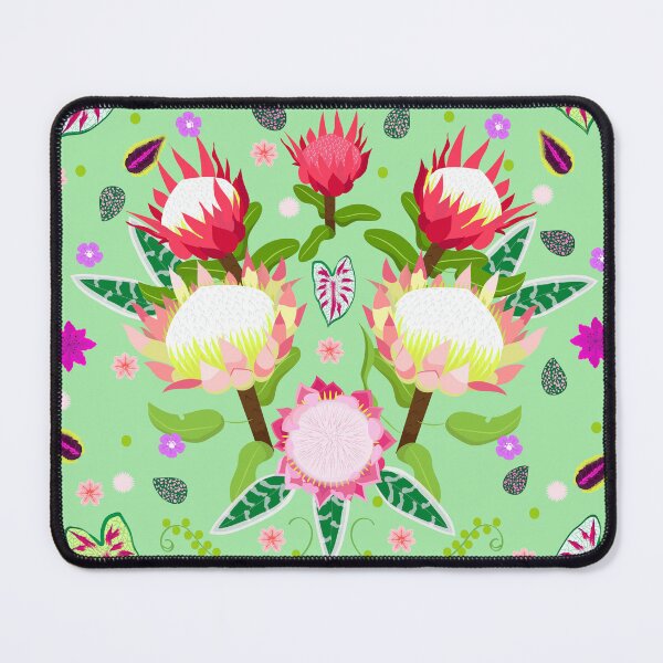 Item preview, Green Garden of King Proteas designed and sold by liveinpaper.