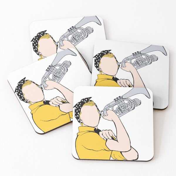 Item preview, Gold and Black, Rosie the Mellophonist designed and sold by wawink.