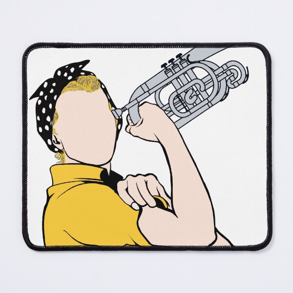 Item preview, Gold and Black, Rosie the Mellophonist designed and sold by wawink.