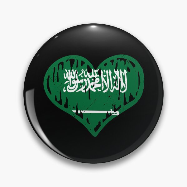 Item preview, Saudi Arabia Flag Heart Love designed and sold by rafaeltto.