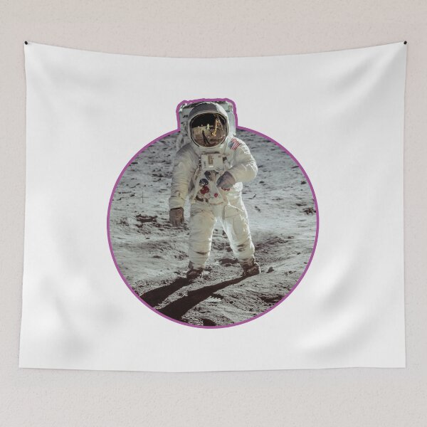 Item preview, Buzz Aldrin Nasa Moon Photo - Apollo Moon Landing designed and sold by AlanPhotoArt.