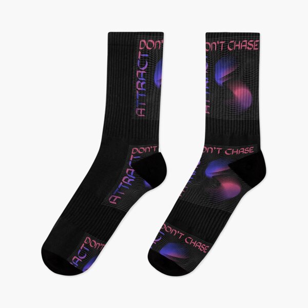 Item preview, Don't chase attract design black background designed and sold by kayadmu.