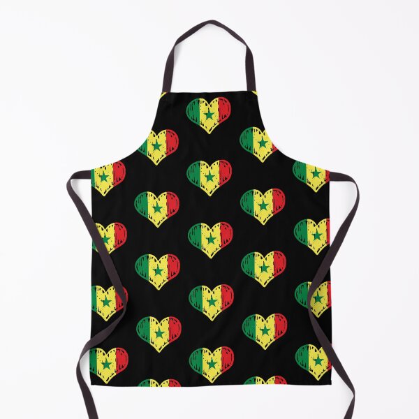 Item preview, Senegal Flag Heart Love designed and sold by rafaeltto.