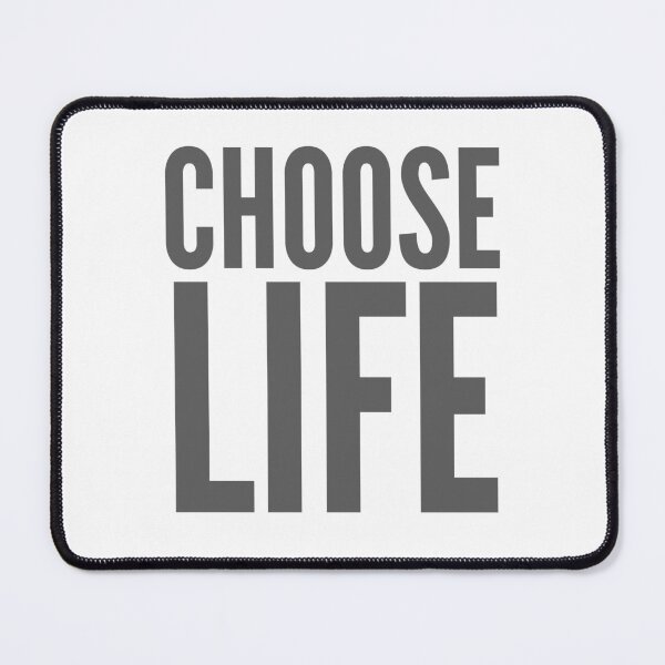 Item preview, Choose life simple design in bold type designed and sold by WordStruggle.