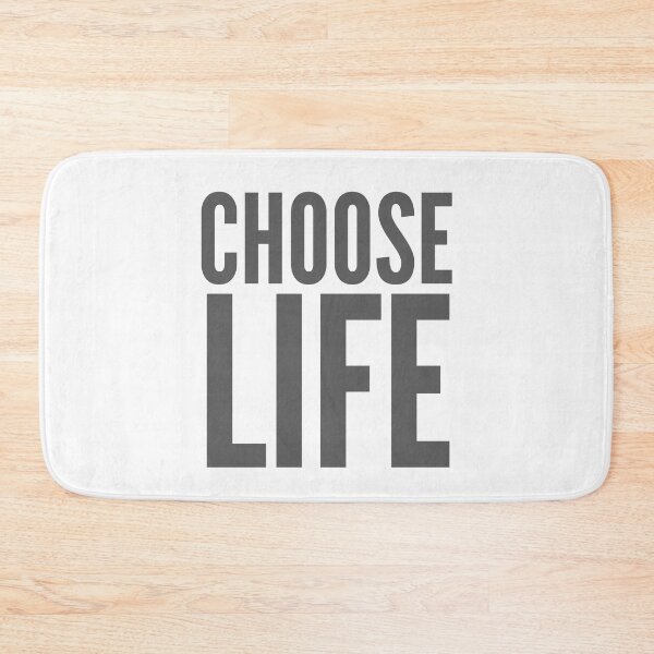 Item preview, Choose life simple design in bold type designed and sold by WordStruggle.