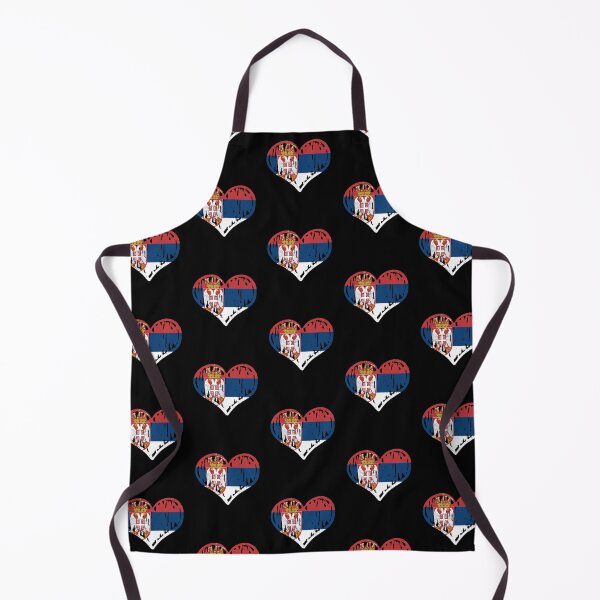 Artikelvorschau, Serbia Flag Heart Love entworfen und verkauft von rafaeltto.