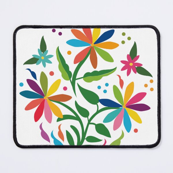 Item preview, Mexican Otomí Floral Composition by Akbaly designed and sold by Akbaly.