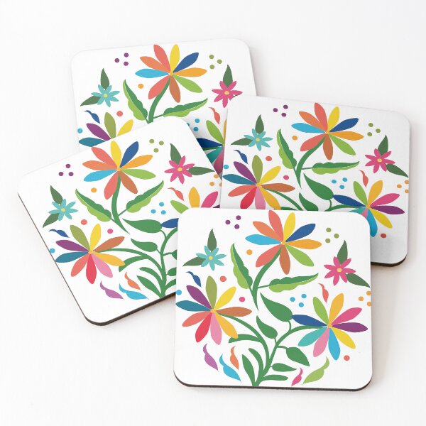 Item preview, Mexican Otomí Floral Composition by Akbaly designed and sold by Akbaly.