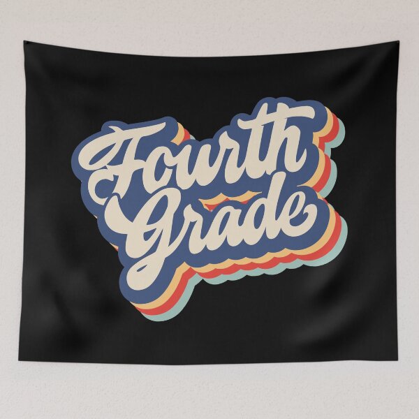 Item preview, Fourth grade Vibes, Retro Teachers Back To School designed and sold by retrippy.