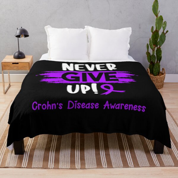Item preview, Crohn's Disease Warrior - Crohn's Disease Awareness - Never Give Up! designed and sold by Robbsyn.