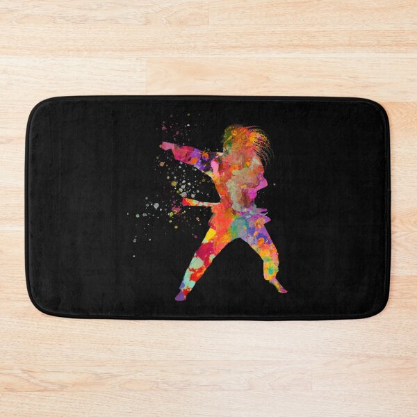 Item preview, Woman Practices Karate In Watercolor Classic T-Shirt designed and sold by clarepaulaji64.