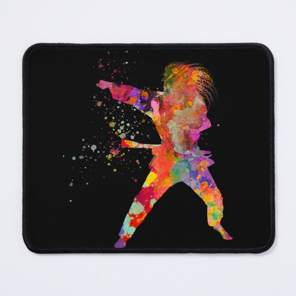 Item preview, Woman Practices Karate In Watercolor Classic T-Shirt designed and sold by clarepaulaji64.