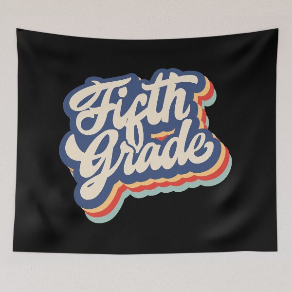 Item preview, Fifth Grade Vibes, Retro Teachers Back To School designed and sold by retrippy.