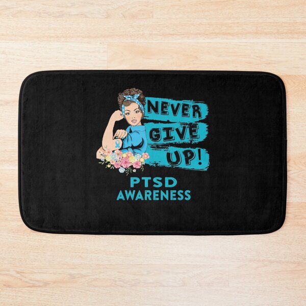 Item preview, PTSD Warrior - Never Give Up! - Support PTSD Warrior Gifts designed and sold by whlrcheryl.