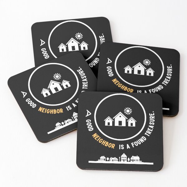 Item preview, A good  neighbor  is a found treasure. designed and sold by gogo-o-ArT.