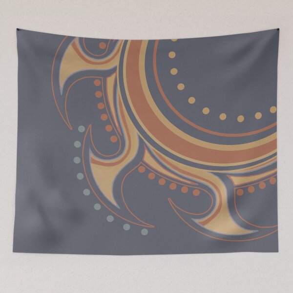 Item preview, Abstract Sun, elegant, ornamental in pastel colors designed and sold by Svitac.