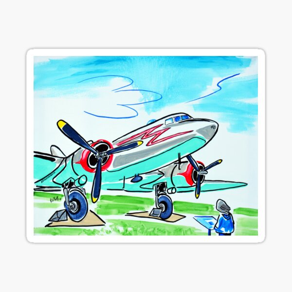 Douglas Dakota DC3 ( C-47) Greenwood Nova Scotia Sticker