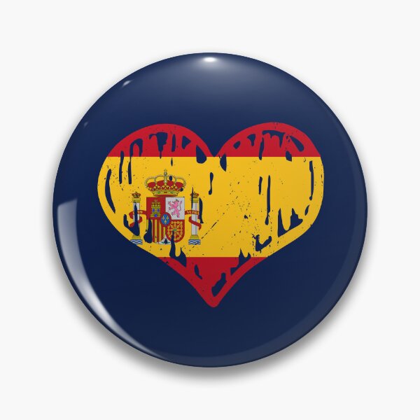Artikelvorschau, Spain Flag Heart Love entworfen und verkauft von rafaeltto.