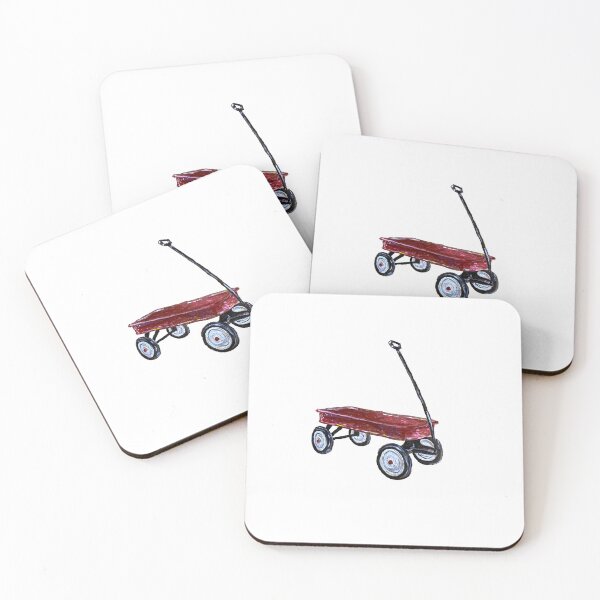 Item preview, Little Red Wagon designed and sold by kneeSocksCreate.