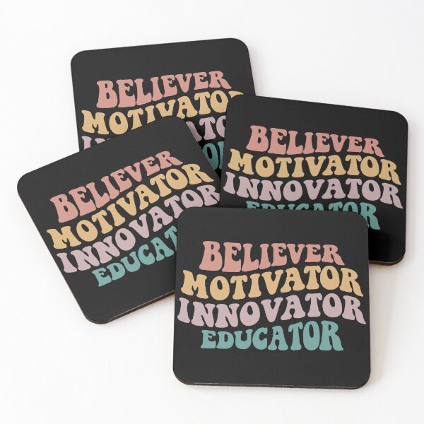 Item preview, Believer Motivator Innovator Educator designed and sold by YaassDesign.