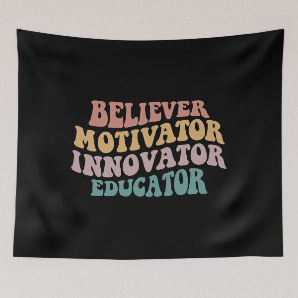 Item preview, Believer Motivator Innovator Educator designed and sold by YaassDesign.