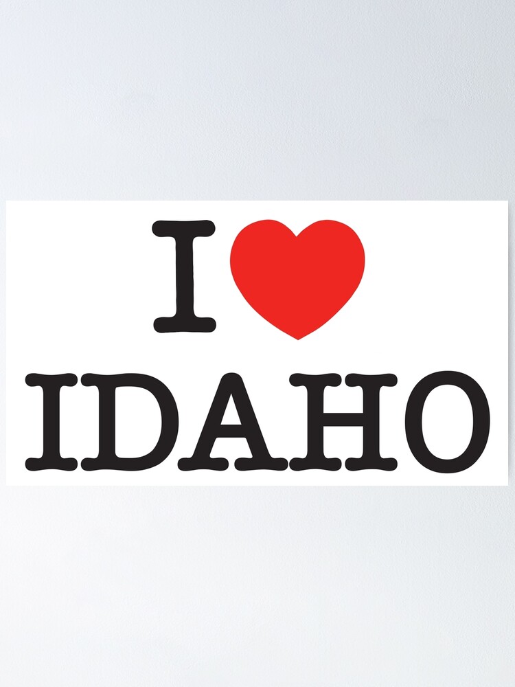 I Love(Heart) Stanley Idaho Sticker